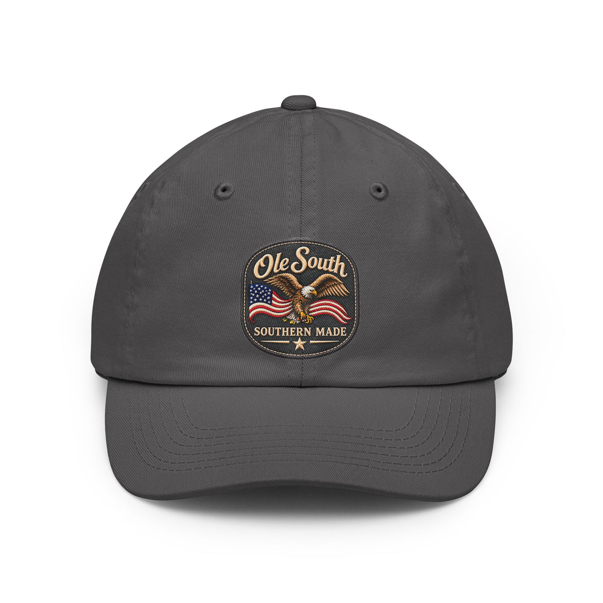 Ole South Dad Hat — Southern Made Embroidered Patch Baseball Cap