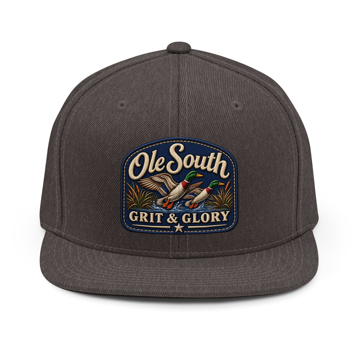 Ole South Snapback Hat — Grit & Glory Duck Patch Hat