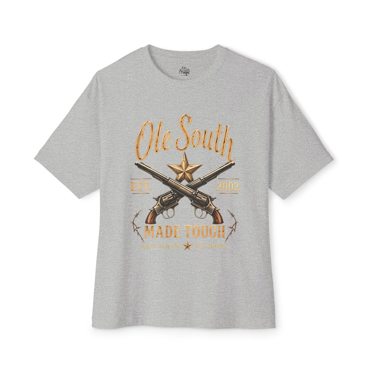 Ole South 'Made Tough' Tee — Southern Vintage Pistols Graphic T‑Shirt