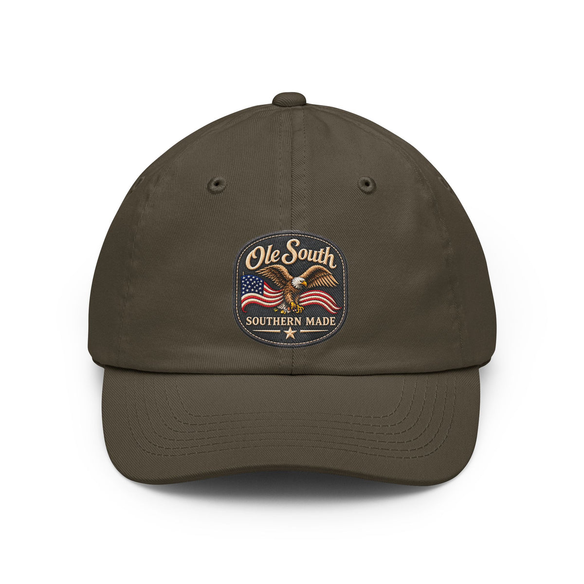 Ole South Dad Hat — Southern Made Embroidered Patch Baseball Cap