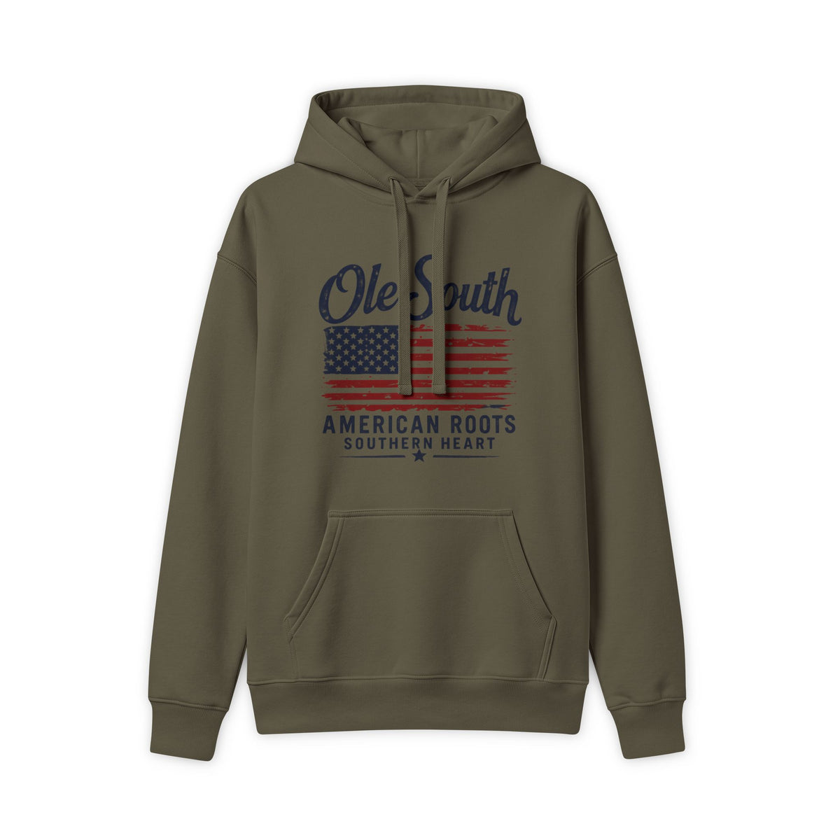 Ole South Hoodie - American Roots Distressed Flag Pullover