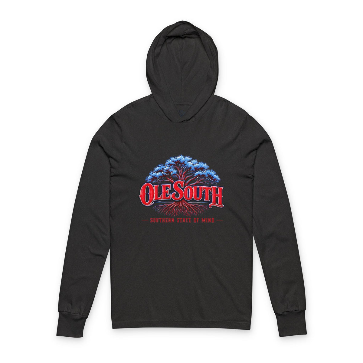 Ole South Hooded Long-Sleeve Tee – Southern State of Mind Graphic