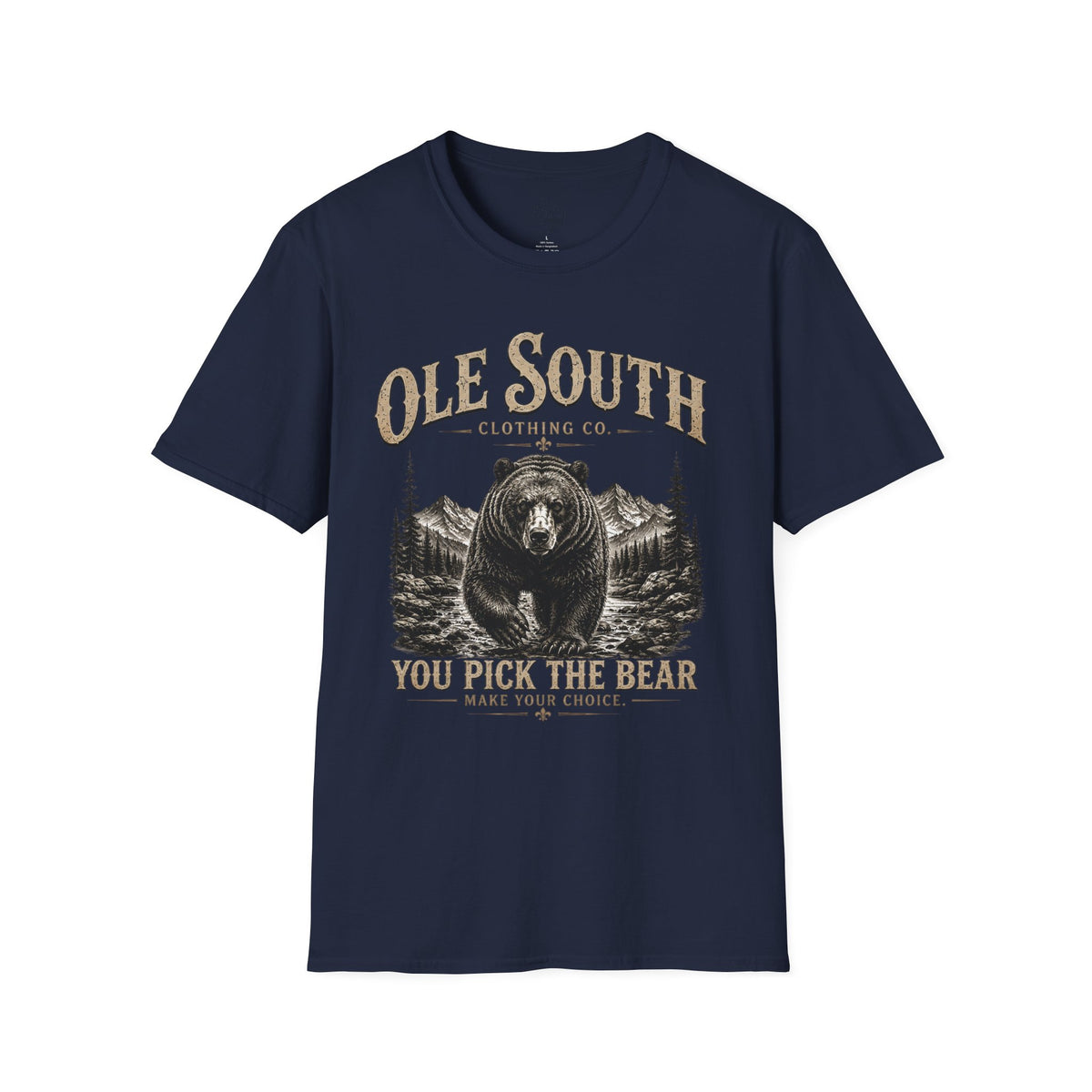 Bear Graphic T-Shirt — "Ole South: You Pick The Bear" Vintage Outdoors Tee