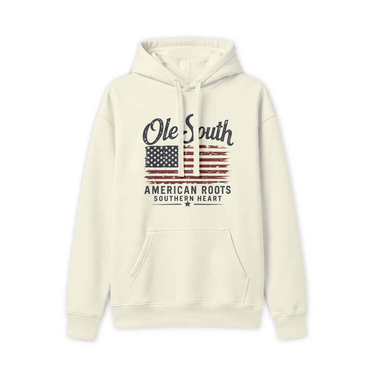 Ole South Hoodie - American Roots Distressed Flag Pullover