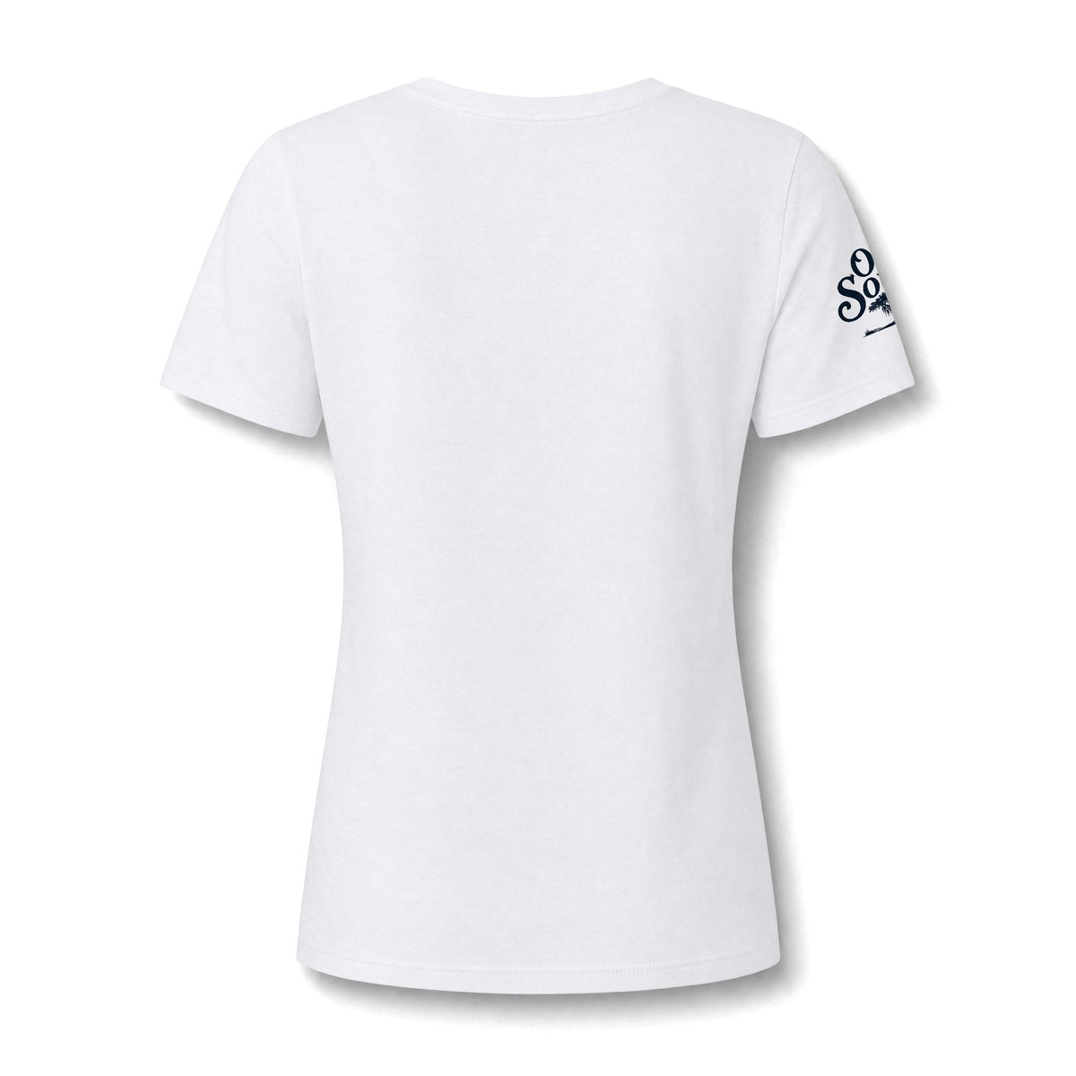Ole South 'Built Different' V-Neck Tee — Southern Tree Graphic Women's T-Shirt