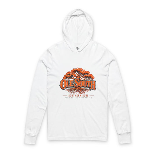 Ole South Hooded Long Sleeve Tee — Southern Soul Graphic
