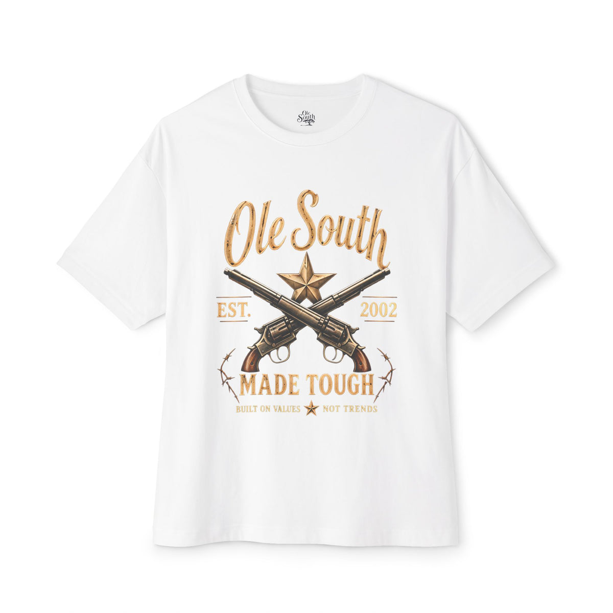 Ole South 'Made Tough' Tee — Southern Vintage Pistols Graphic T‑Shirt