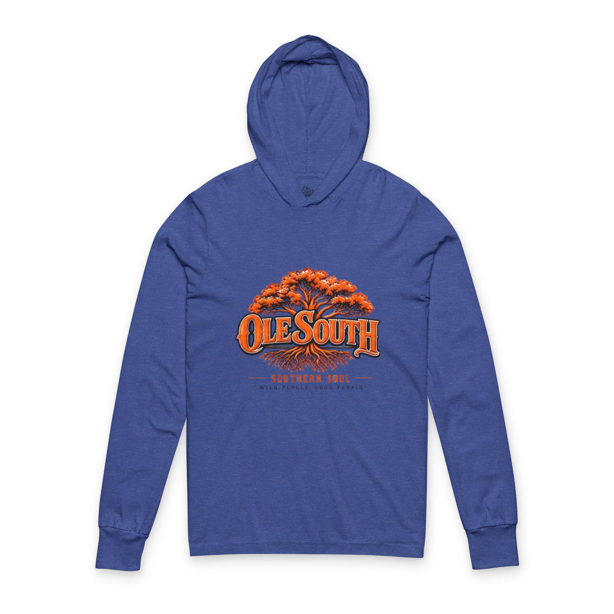 Ole South Hooded Long Sleeve Tee — Southern Soul Graphic