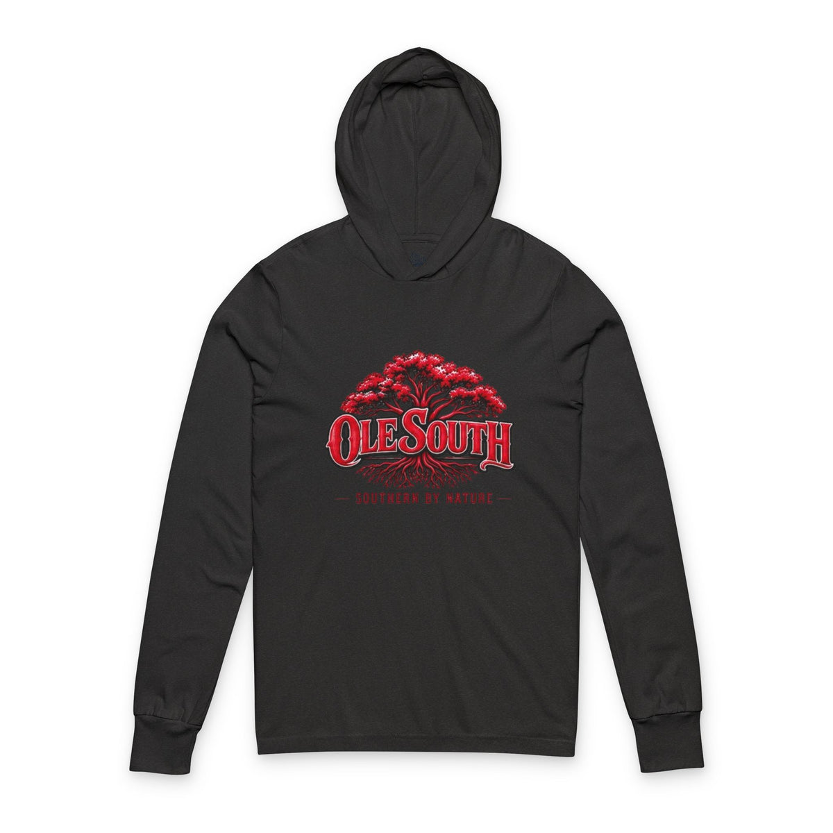 Ole South Hoodie Tee — 'Southern By Nature' Long-Sleeve Hooded Tee