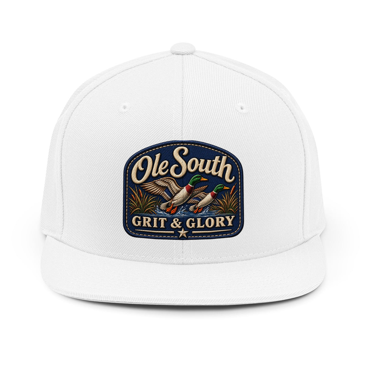 Ole South Snapback Hat — Grit & Glory Duck Patch Hat