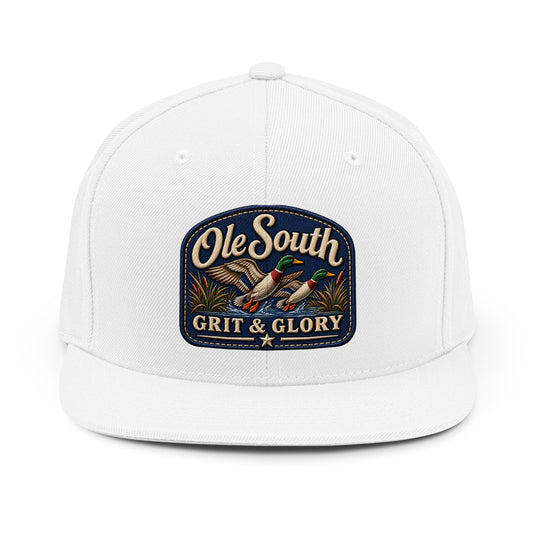 Ole South Snapback Hat — Grit & Glory Duck Patch Hat