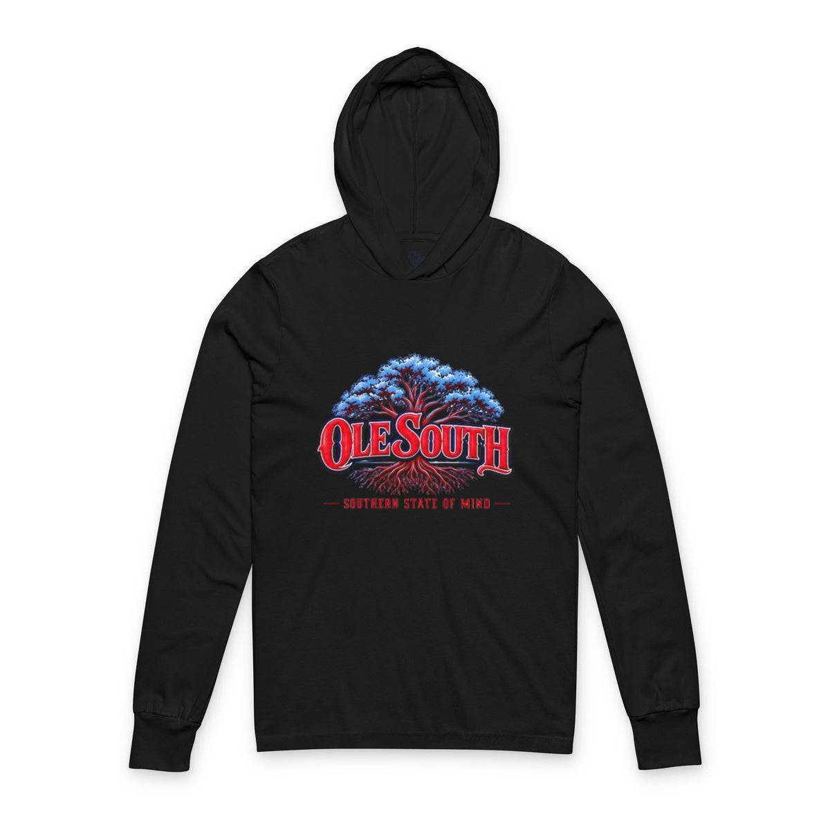 Ole South Hooded Long-Sleeve Tee – Southern State of Mind Graphic
