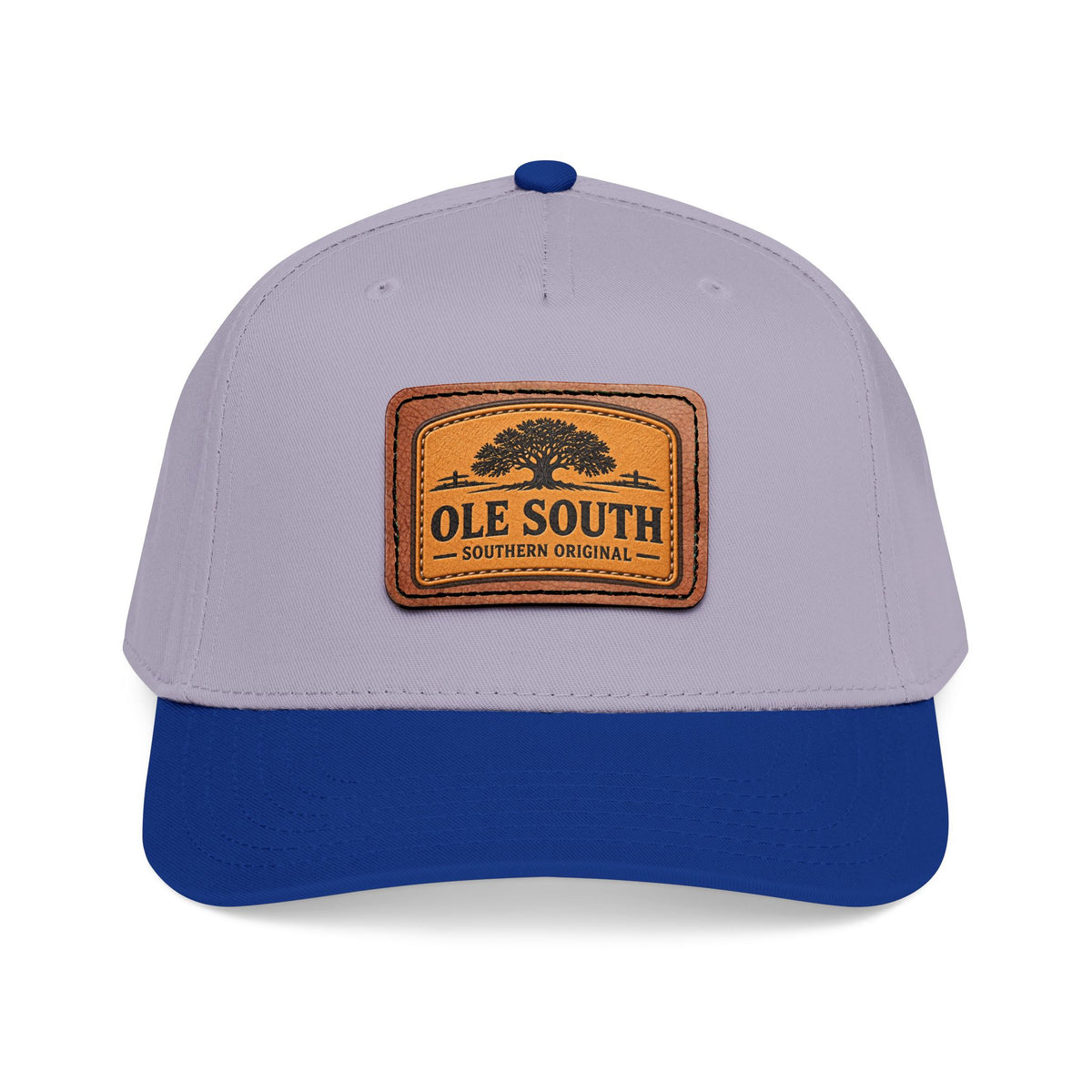 Ole South Leather Patch Baseball Cap - Southern Original Mid-Profile Hat