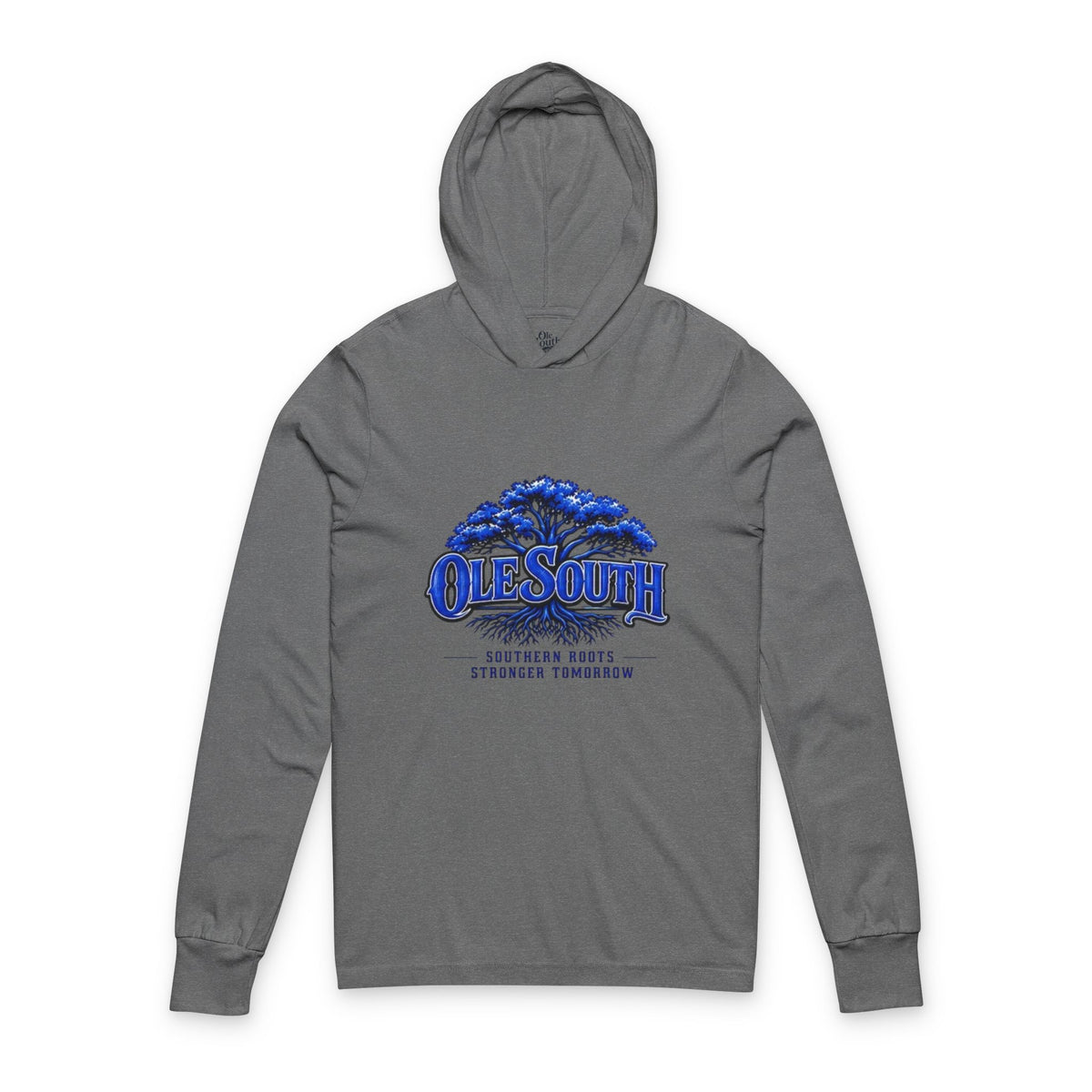 Southern Roots Hooded Long-Sleeve Tee — "Ole South" Graphic Southern Roots Stronger Tomorrow