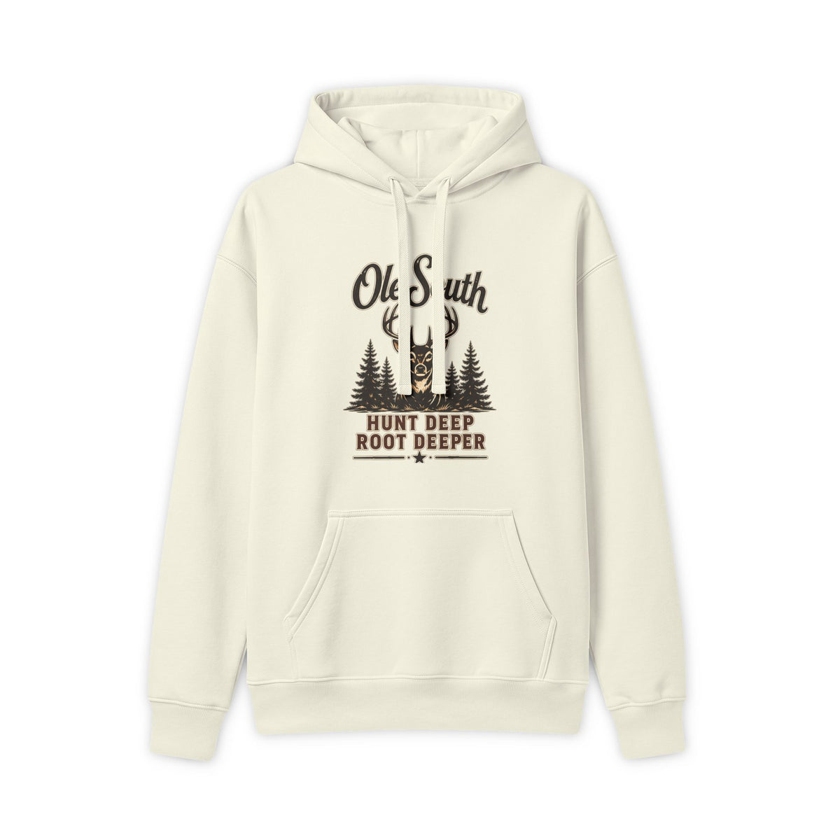 Hunting Hoodie - "Old South Hunt Deep Root Deeper" Pullover