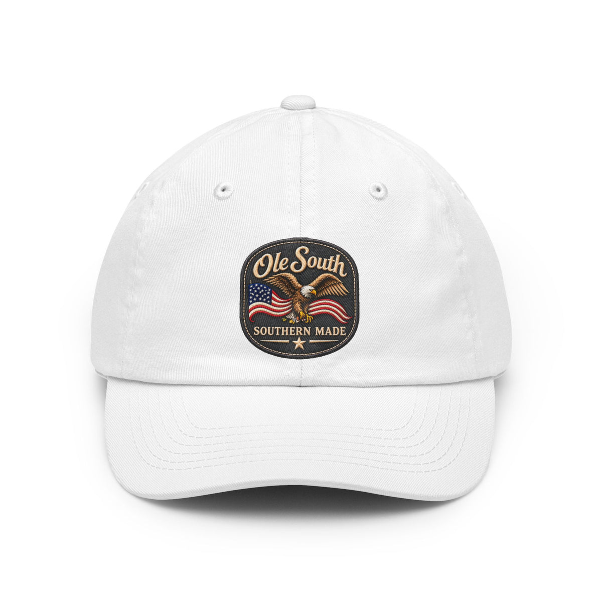 Ole South Dad Hat — Southern Made Embroidered Patch Baseball Cap