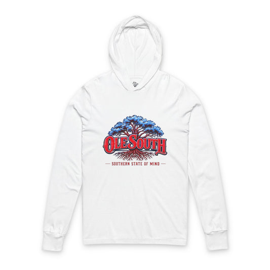 Ole South Hooded Long-Sleeve Tee – Southern State of Mind Graphic