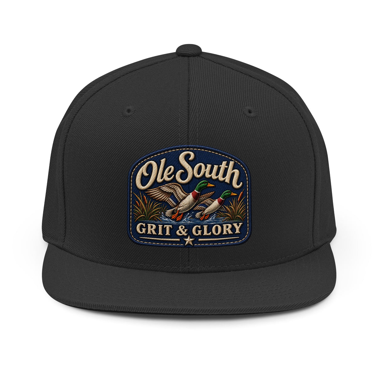 Ole South Snapback Hat — Grit & Glory Duck Patch Hat