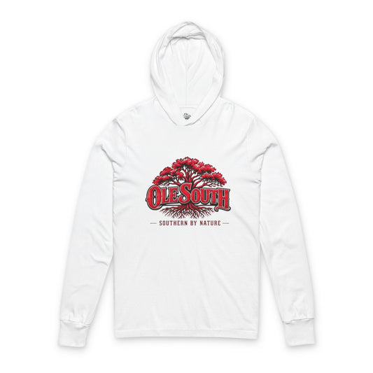 Ole South Hoodie Tee — 'Southern By Nature' Long-Sleeve Hooded Tee
