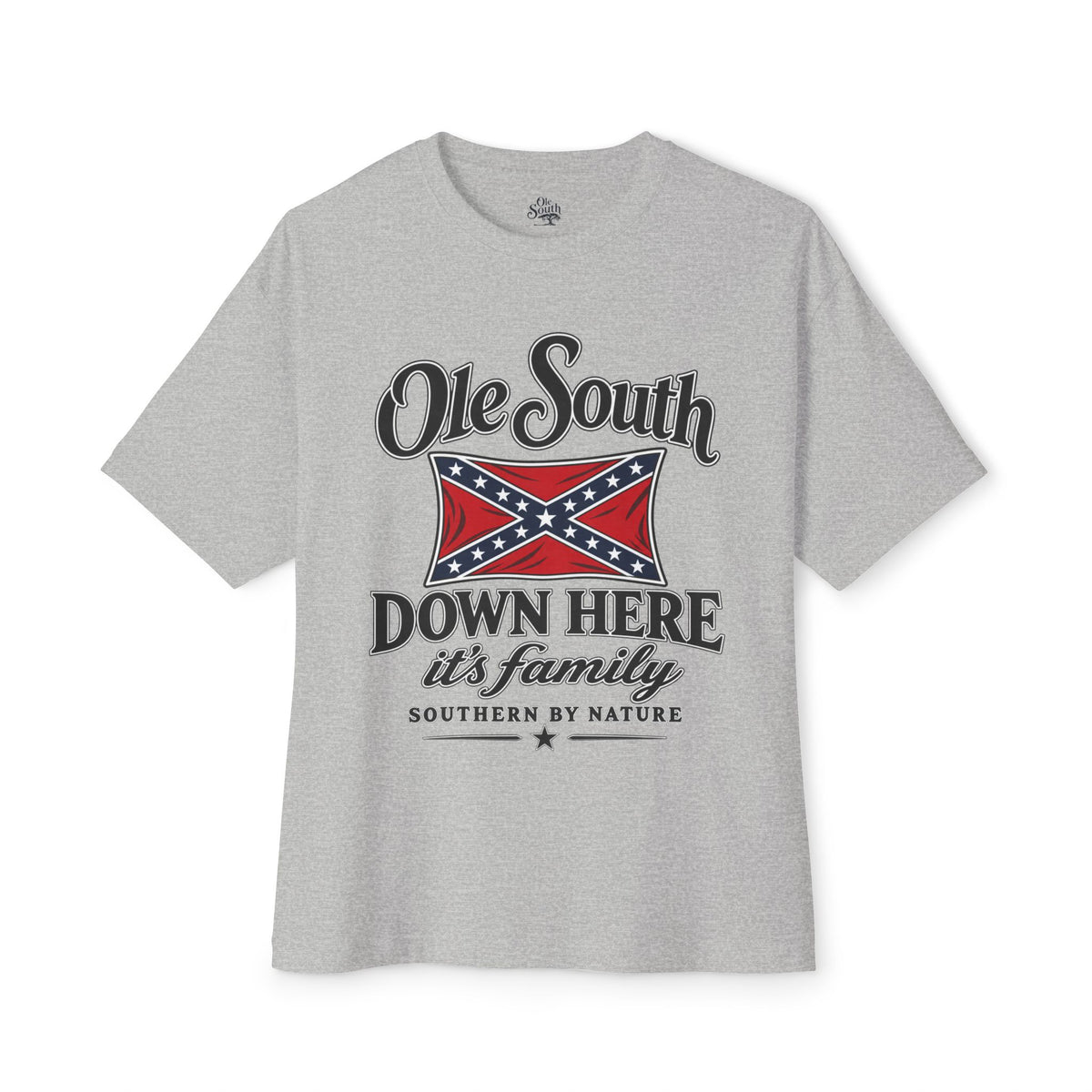 T-Shirt — “Ole South: Down Here It’s Family” Graphic Tee