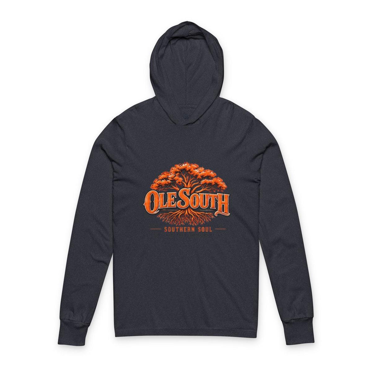 Ole South Hooded Long Sleeve Tee — Southern Soul Graphic