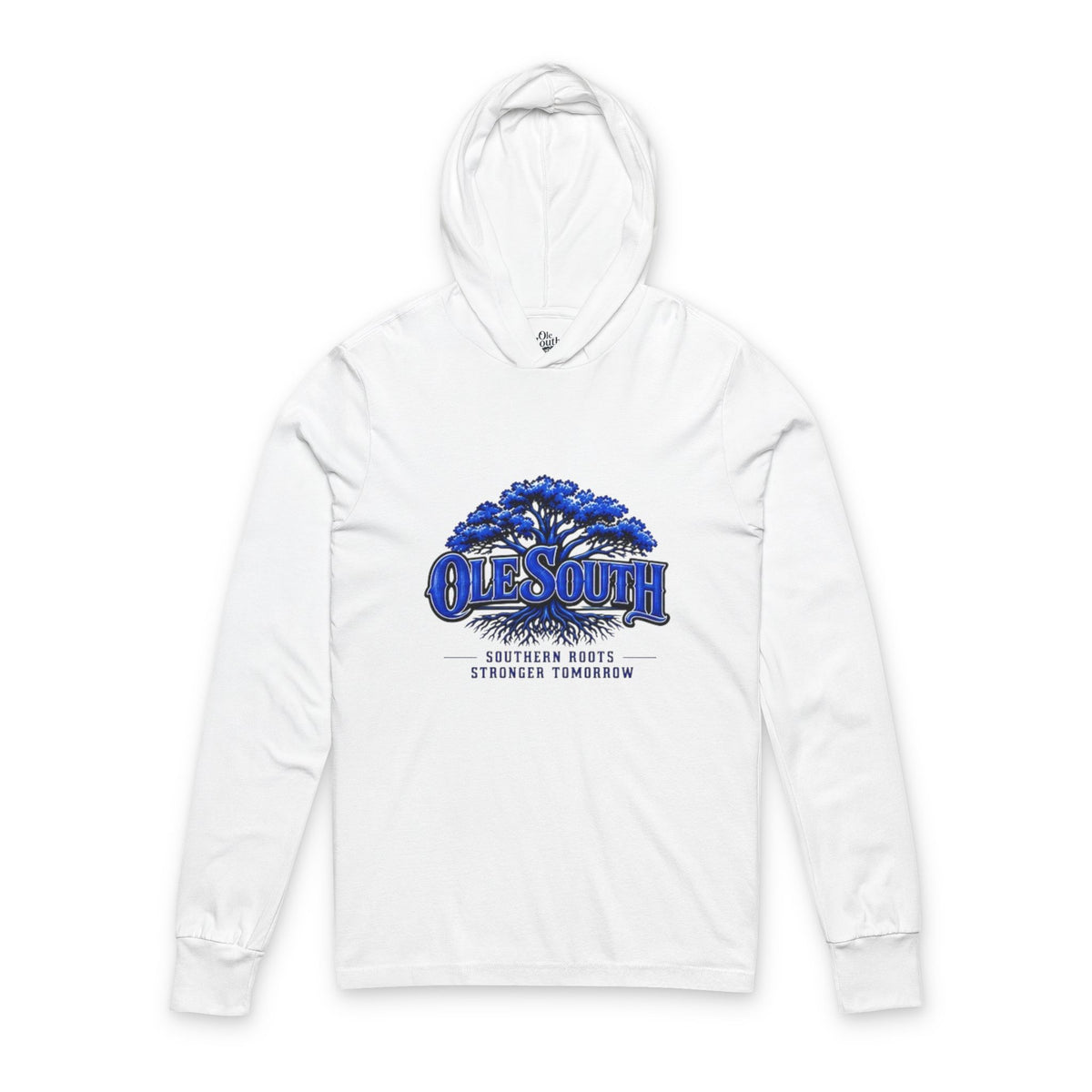 Southern Roots Hooded Long-Sleeve Tee — "Ole South" Graphic Southern Roots Stronger Tomorrow