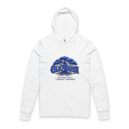 Southern Roots Hooded Long-Sleeve Tee — "Ole South" Graphic Southern Roots Stronger Tomorrow