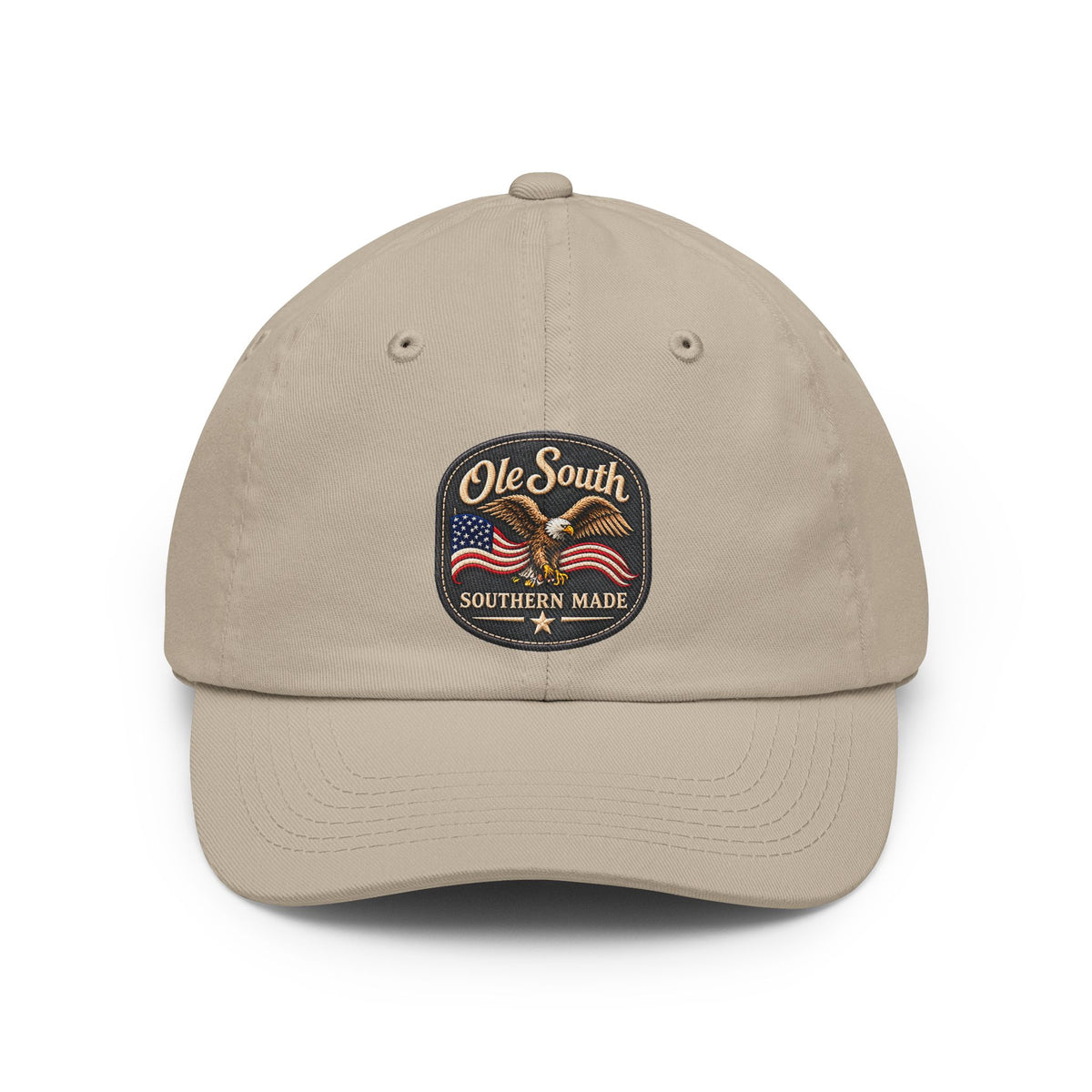 Ole South Dad Hat — Southern Made Embroidered Patch Baseball Cap