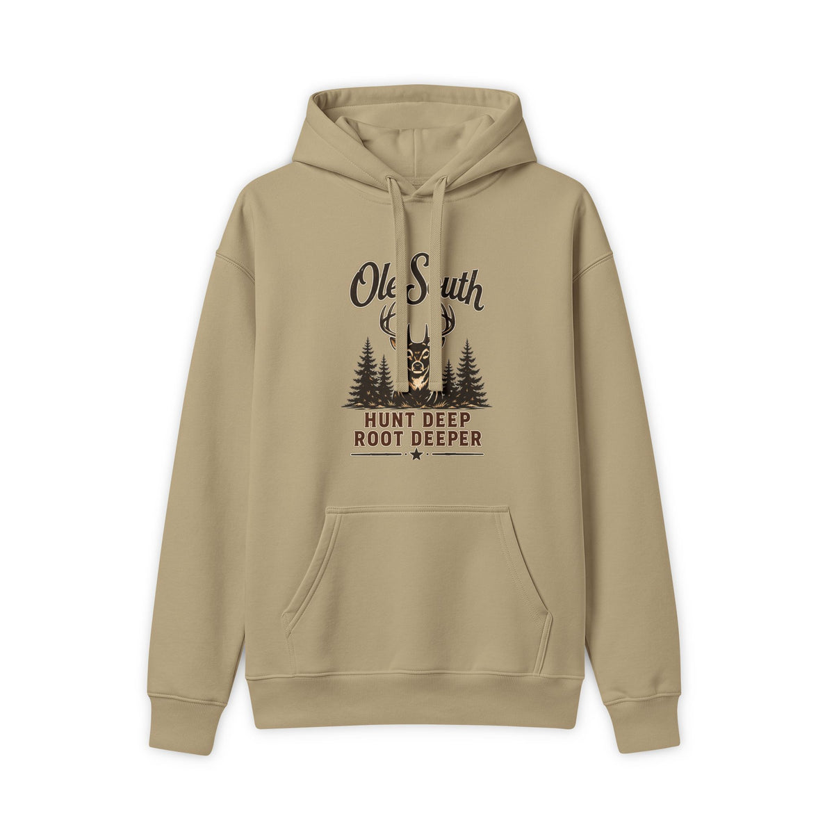Hunting Hoodie - "Old South Hunt Deep Root Deeper" Pullover