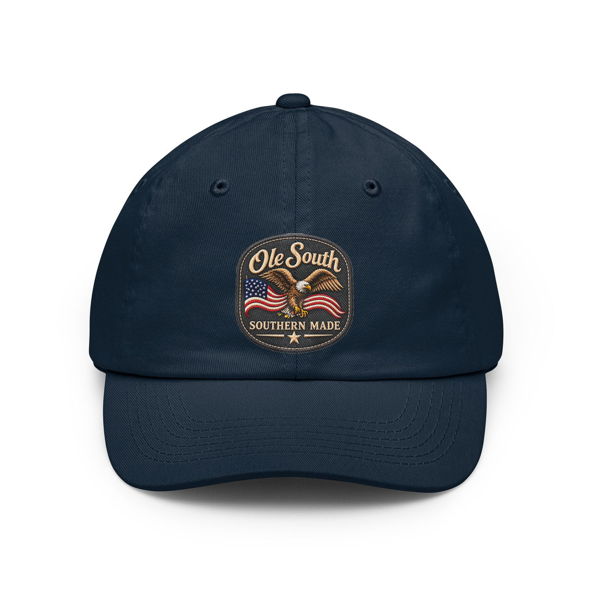 Ole South Dad Hat — Southern Made Embroidered Patch Baseball Cap