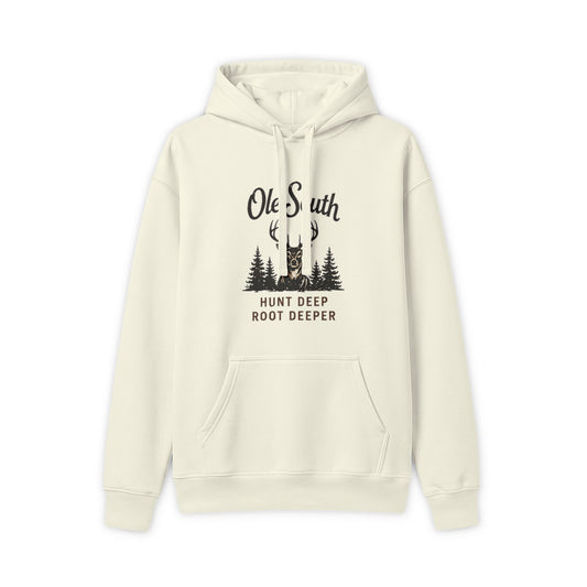 Ole South Hunting Hoodie — "Hunt Deep, Root Deeper" Outdoors Pullover