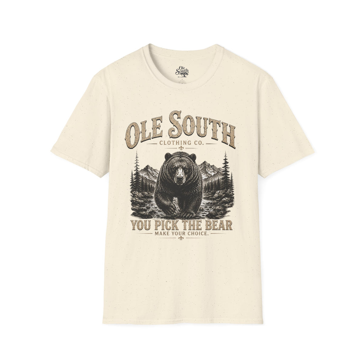 Bear Graphic T-Shirt — "Ole South: You Pick The Bear" Vintage Outdoors Tee
