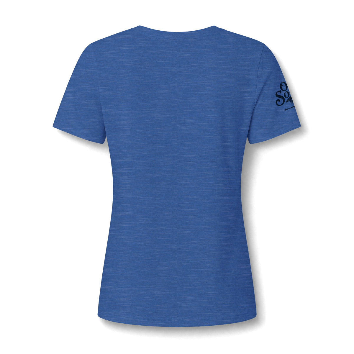 Ole South 'Built Different' V-Neck Tee — Southern Tree Graphic Women's T-Shirt