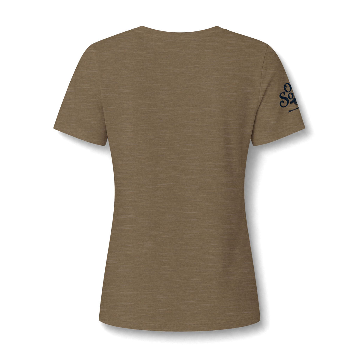 Ole South 'Built Different' V-Neck Tee — Southern Tree Graphic Women's T-Shirt